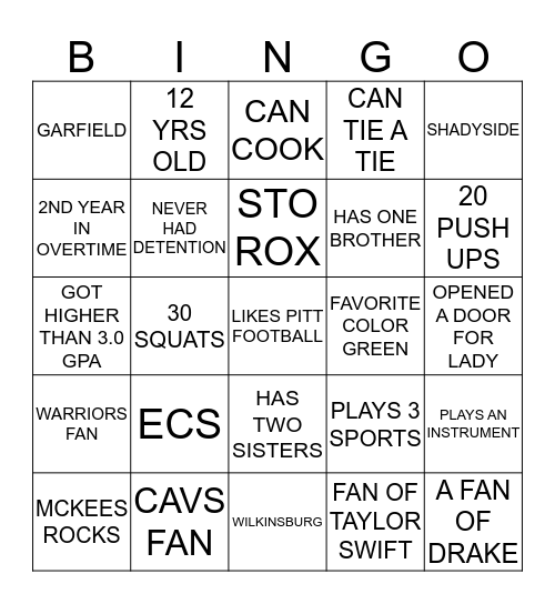 SUMMER 16 Bingo Card