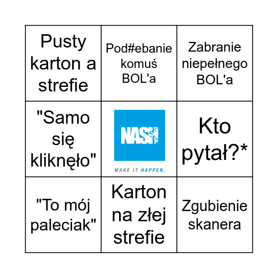 Bingo Magazynowe Bingo Card