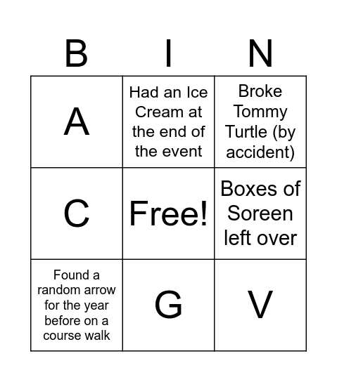 2024 Wash Up Bingo! Bingo Card