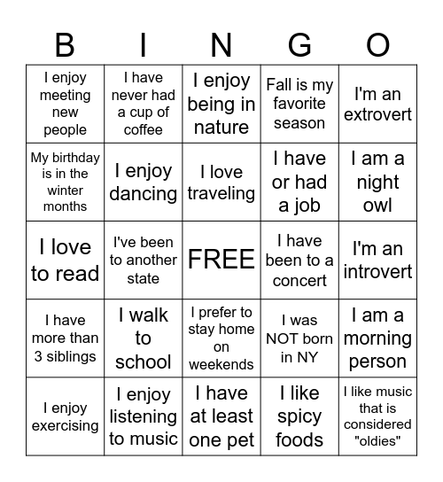 West is Best Bingo Card