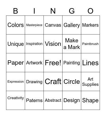 Dot Day Bingo Card