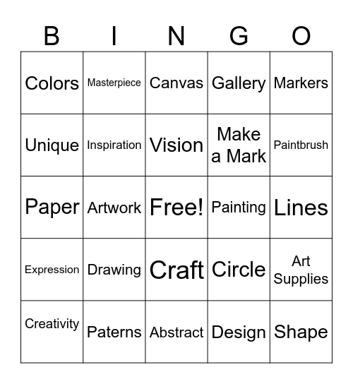 Dot Day Bingo Card