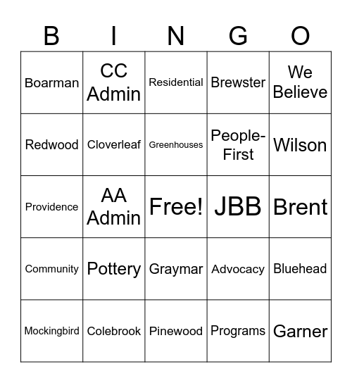 DSP Week 2024 Bingo Card