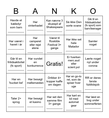 10. Kontors Banko Bonanza Bingo Card