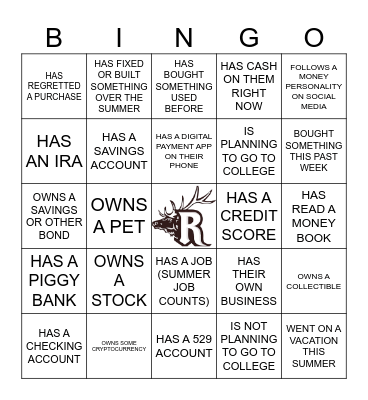 CLASSMATE BINGO Card