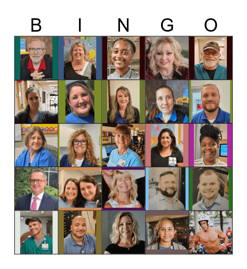 Faces of Mercy Bingo Card