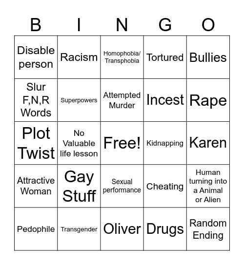 Tomorrow Teaching Bingo Card