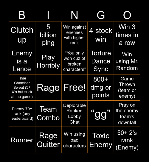 ABA Bingo V2 Bingo Card