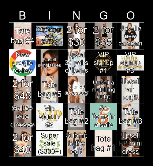 VIC 3 - FRIYAY bingo Card