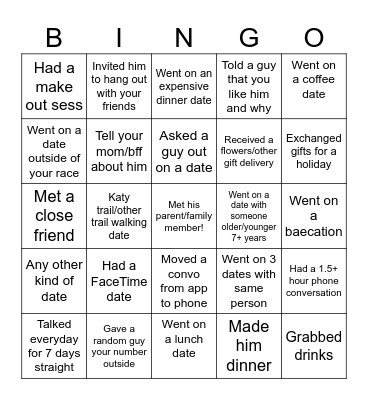 Love BINGO w/Friends! Bingo Card