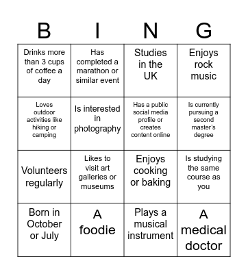 YKPSP HIL Bingo Card