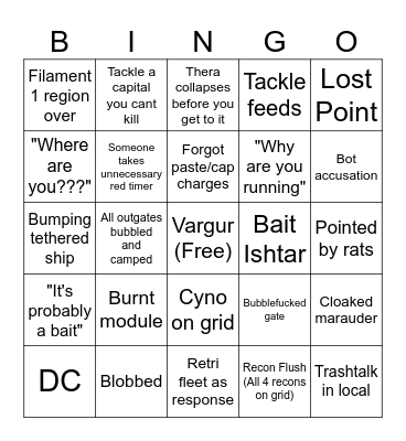 Roam Bingo Card