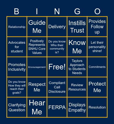 CX BINGO! Bingo Card