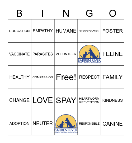 BRAWA BINGO Card