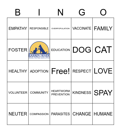 BRAWA BINGO Card