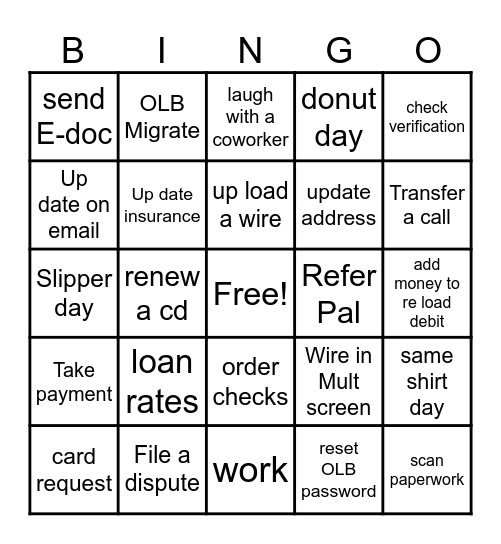 Foodies 🍕 Bingo Card