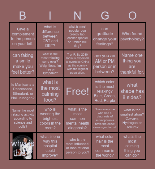 Keep Calm! Bingo Card