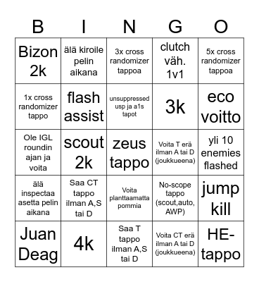 santtu.cs Bingo Card
