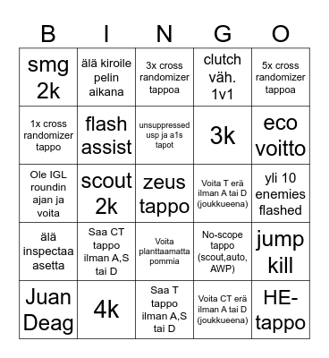 santtu.cs Bingo Card
