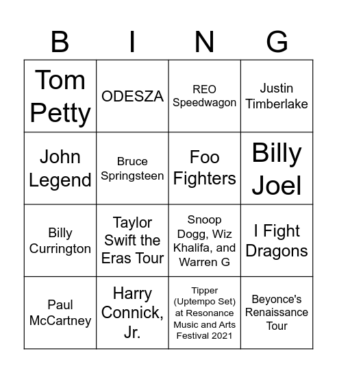 Get to Know Me! Bingo Card