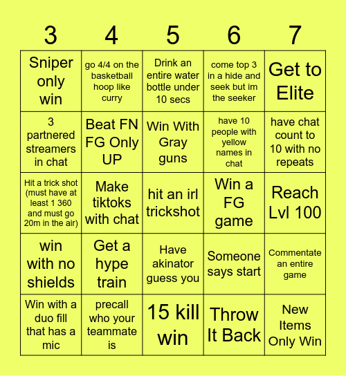 Bit-A-Thon Bingo Board Bingo Card