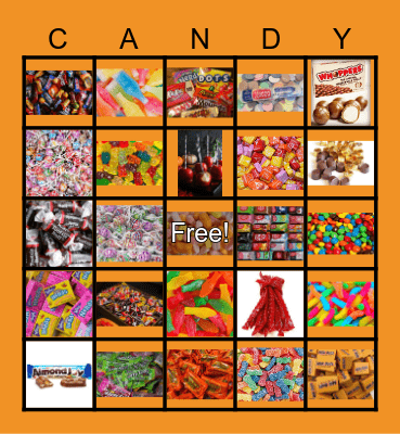 CANDY Bingo Card