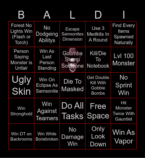 Chasing Pillars 2 Bingo Card