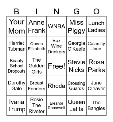 WHO WILL J.D. VANCE INSULT TOMORROW? Bingo Card