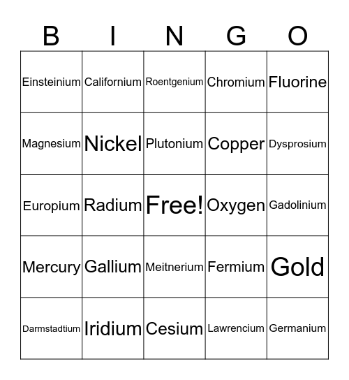 GEEK DAY Bingo Card