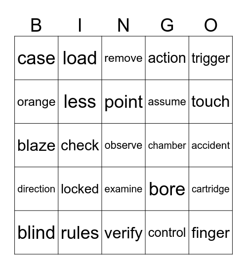 August 16 Bingo Card