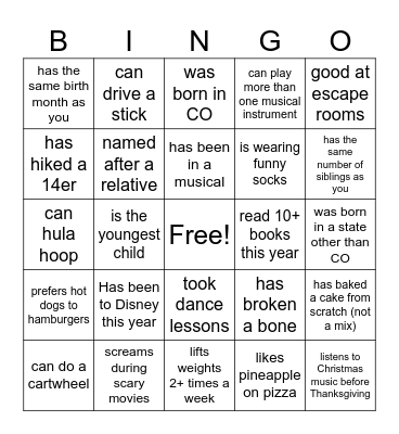 Seminary is My Favorite Class Bingo Card