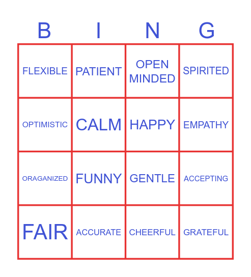 Peek A Boo I See You Bingo Card