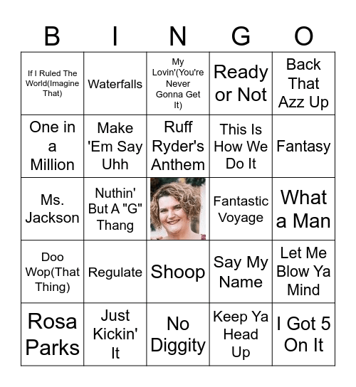 Paula's Round Bingo Card