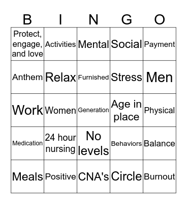 CEU BINGO Card