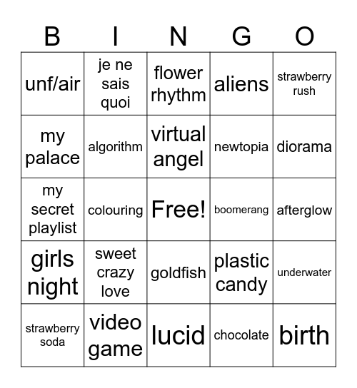 loona post bbc Bingo Card