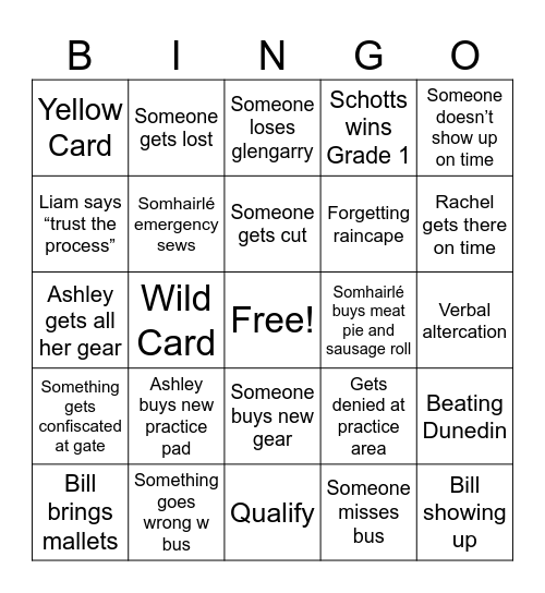 World’s Bingo Card