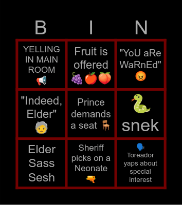 Brisbane By Night Bingo Card