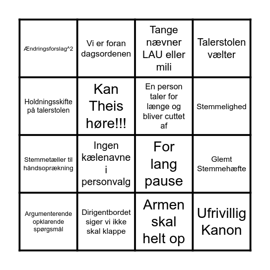 RULM24 BANKO - LØRDAG Bingo Card