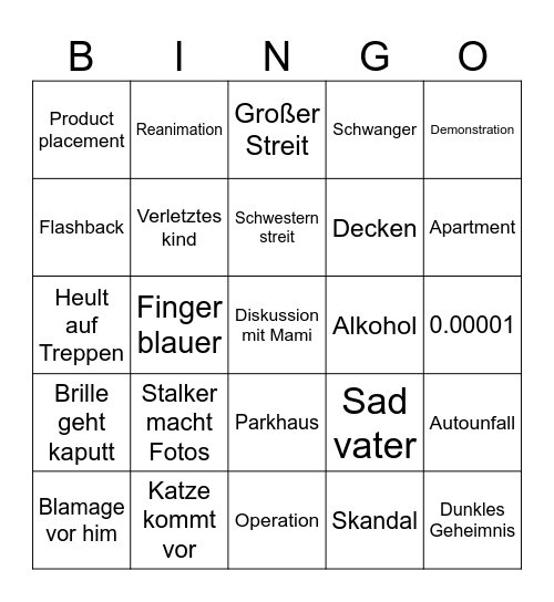 Doctor john Bingo Card