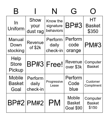 Saturday Extravaganza Bingo Card