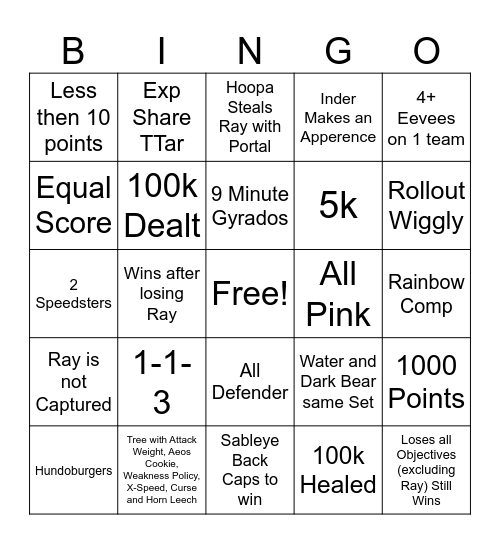 Unite Worlds Day 2 Bingo Card