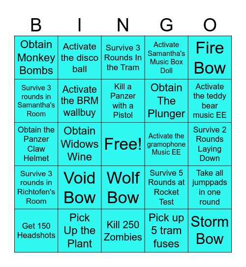 Bo3 DE Bingo Card