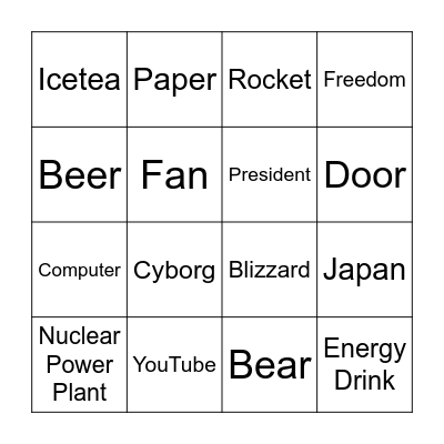 Infinite Craft Bingo Card