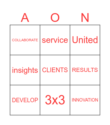 GHM Town Hall Bingo Card