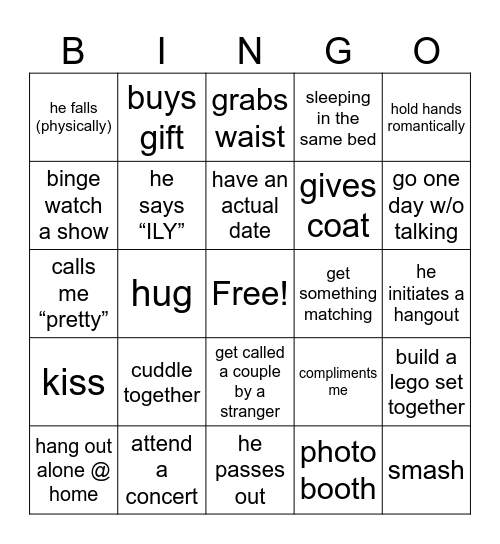 Bingo Bango Bingo Card