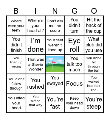 FH Couple Open Bingo Card