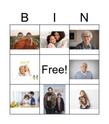 Family Bingo Card