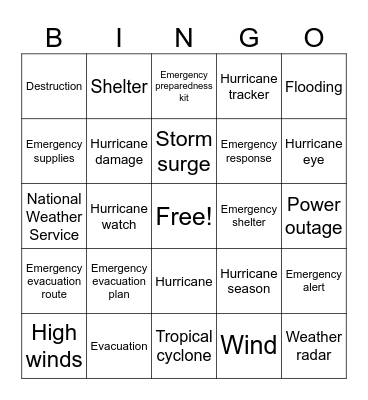 A DAY BINGO Card