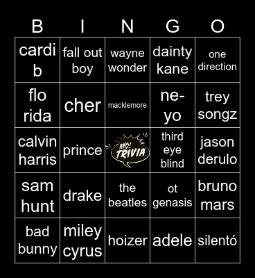 AYO! BINGO Card