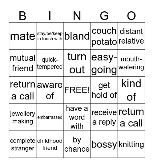 Celebrate ERA together! :) Bingo Card